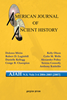 Picture of American Journal of Ancient History (New Series 3-4, 2004-2005 [2007])