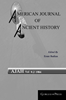 Picture of American Journal of Ancient History 9.2