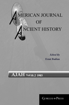 Picture of American Journal of Ancient History 10.2