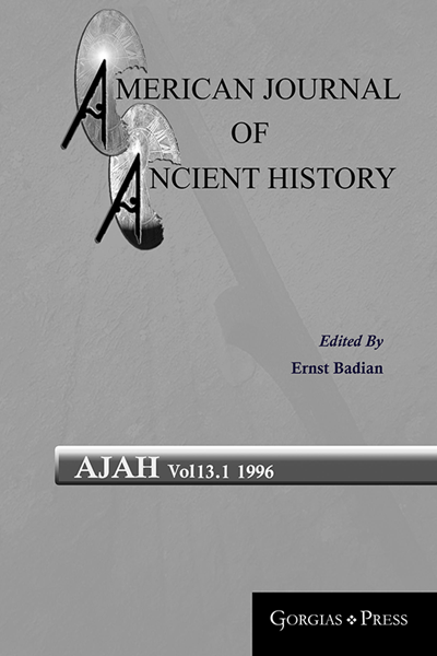 Picture of American Journal of Ancient History 13.1