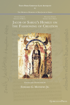 Picture of Jacob of Sarug's Homily on the Fashioning of Creation  (hardcover)