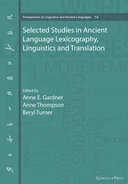 Picture of Selected Studies in Ancient Language Lexicography, Linguistics and Translation